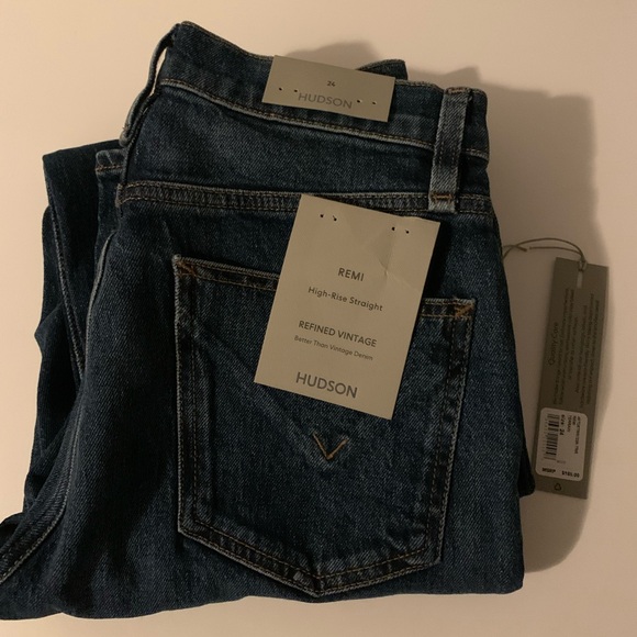 Hudson High Rise Straight Remi Jeans
